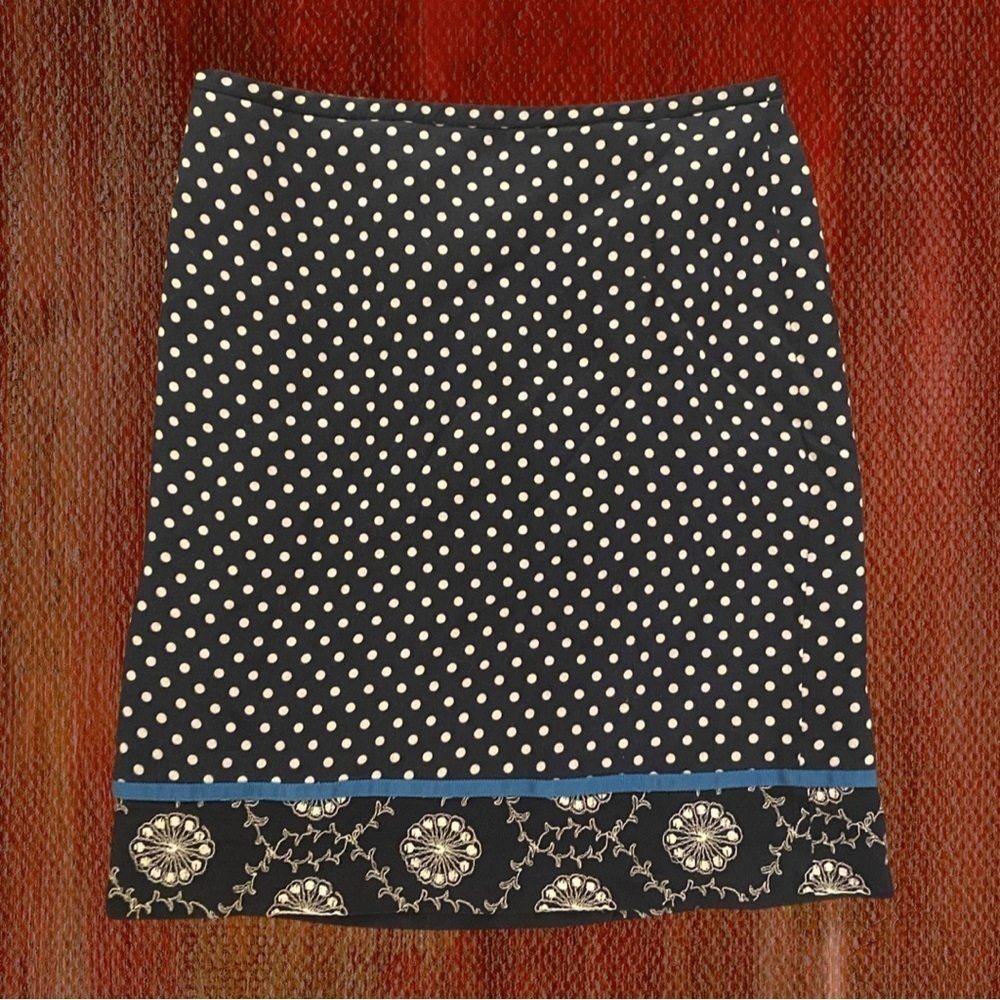 LOFT Women’s Midi Polka Dot Skirt